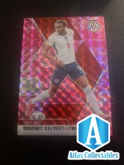 2021 Panini Mosaic UEFA Euro Dominic Calvert-Lewin Pink Camo Prizm #104 England